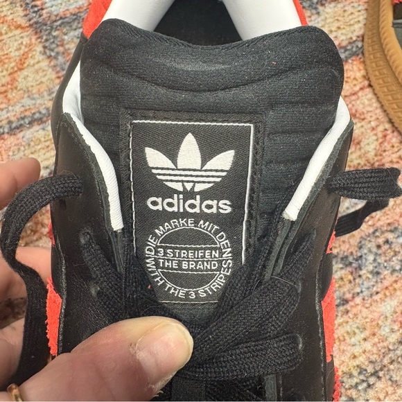 Adidas Black and Red Samba Sneakers size 8.5 women’s - Picture 10 of 13